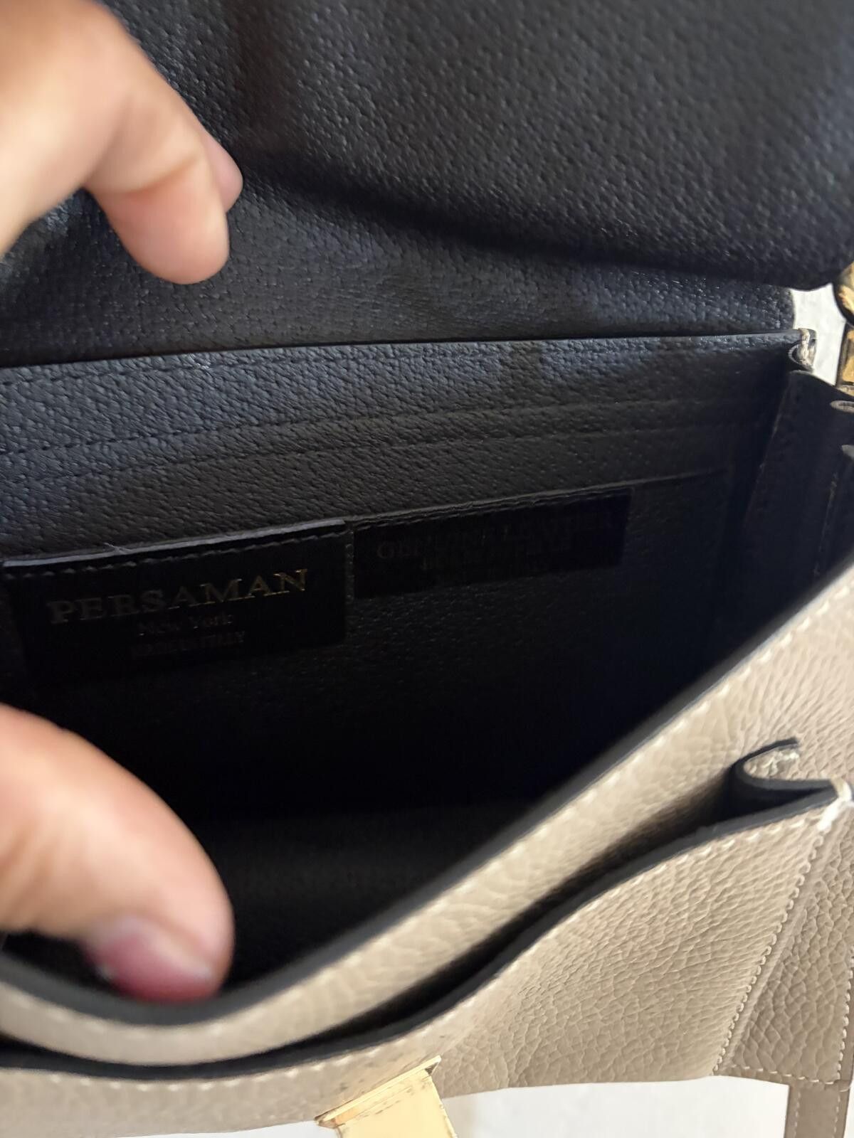Other Persaman New York Taupe Shoulder Bag with Gold Hardware Size ONE SIZE - 8 Thumbnail
