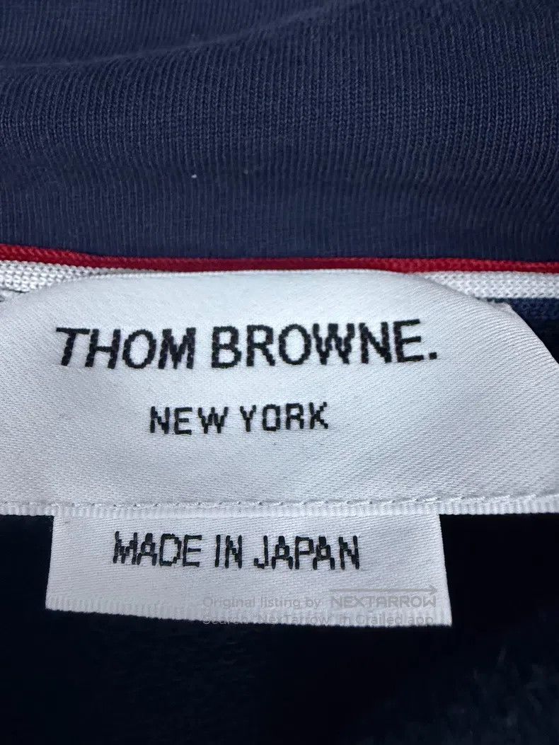 Thom Browne Blue navy zip jacket