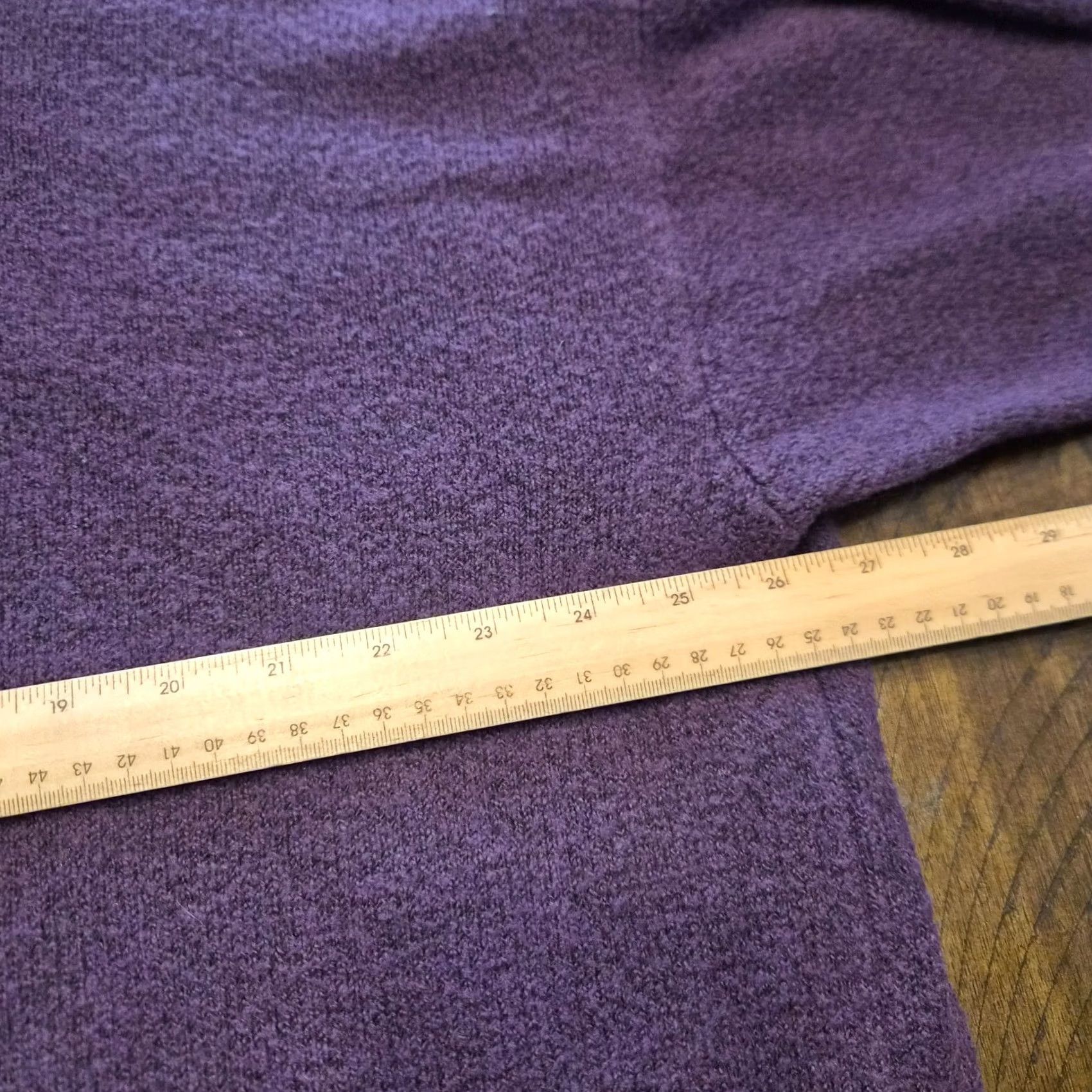 Old Navy VINTAGE Old Navy Womens SoSoft Purple Ribbed Knit Turtleneck Pullover Sweater XXL G105 Size XXL / US 16-18 / IT 52-54 - 6 Thumbnail