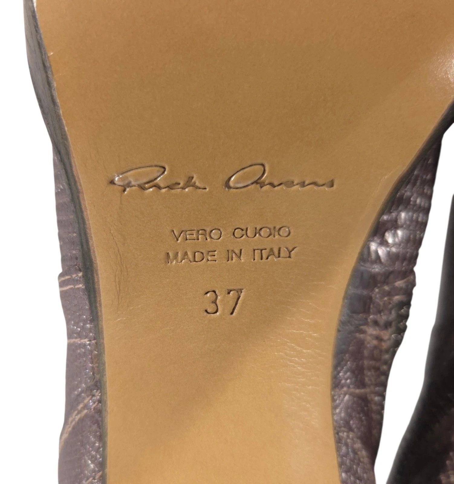 Rick Owens Rick Owens Textured Leather Ankle Boots US 7 EU 37 Womens M Size US 7 / IT 37 - 9 Thumbnail