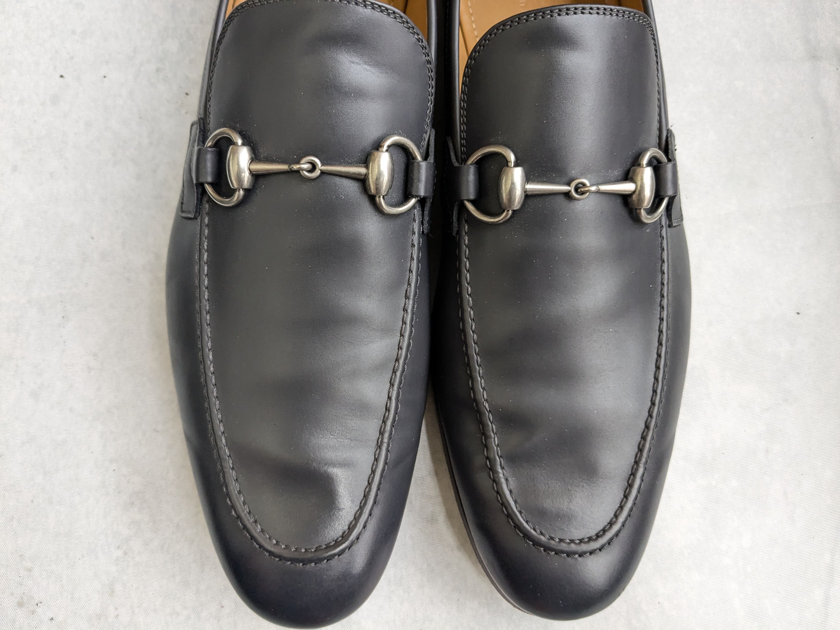 Gucci Gucci Horsebit Loafers Gray 10 Leather Size US 10 / EU 43 - 3 Thumbnail