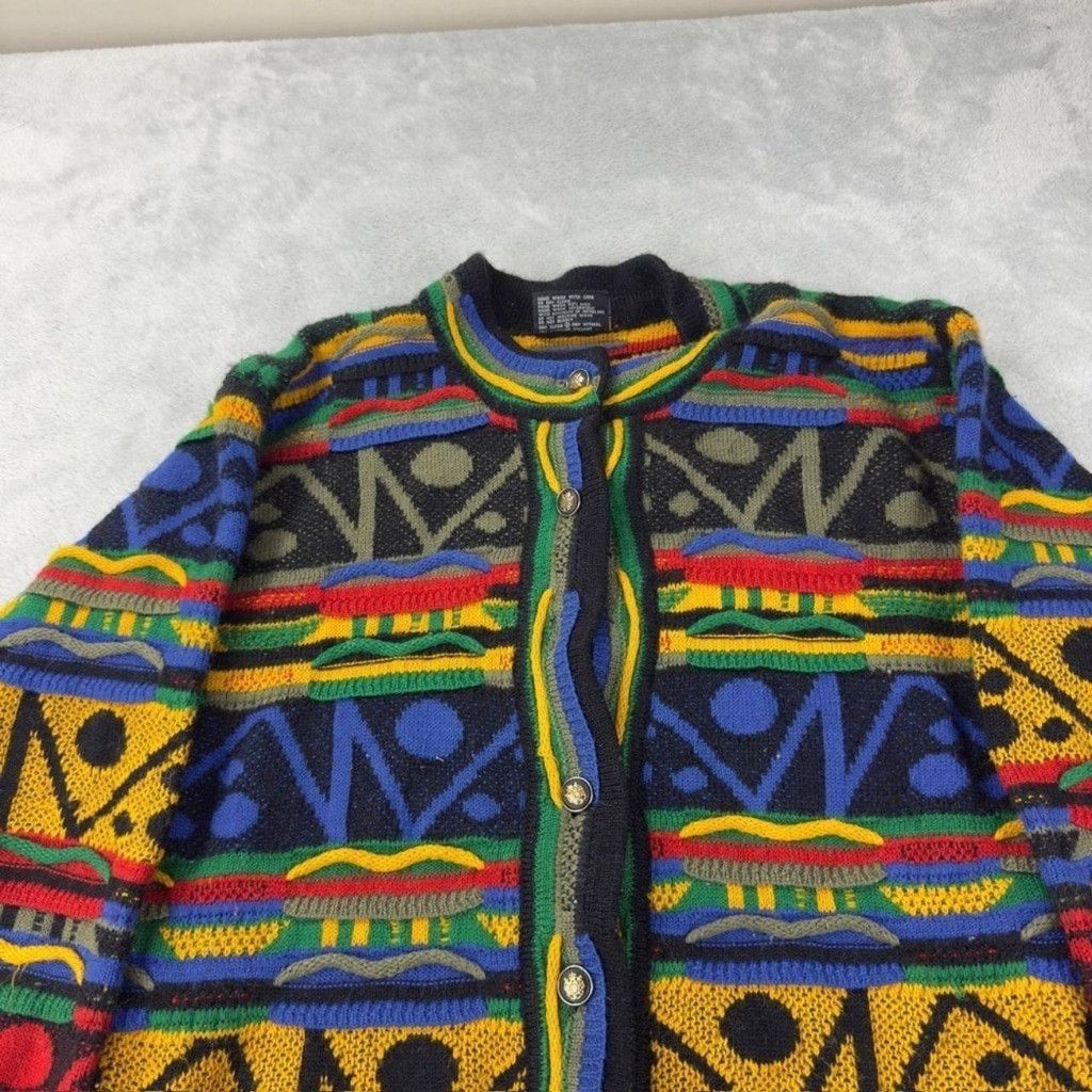 Coogi COOGI Australia Retro Wool Cardigan Extra Large Size XL / US 12-14 / IT 48-50 - 7 Thumbnail