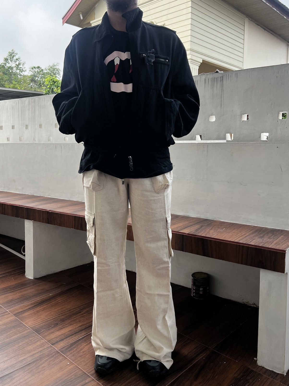 GOA G.O.A Flared Cargo Pants Size US 32 / EU 48 - 8 Thumbnail