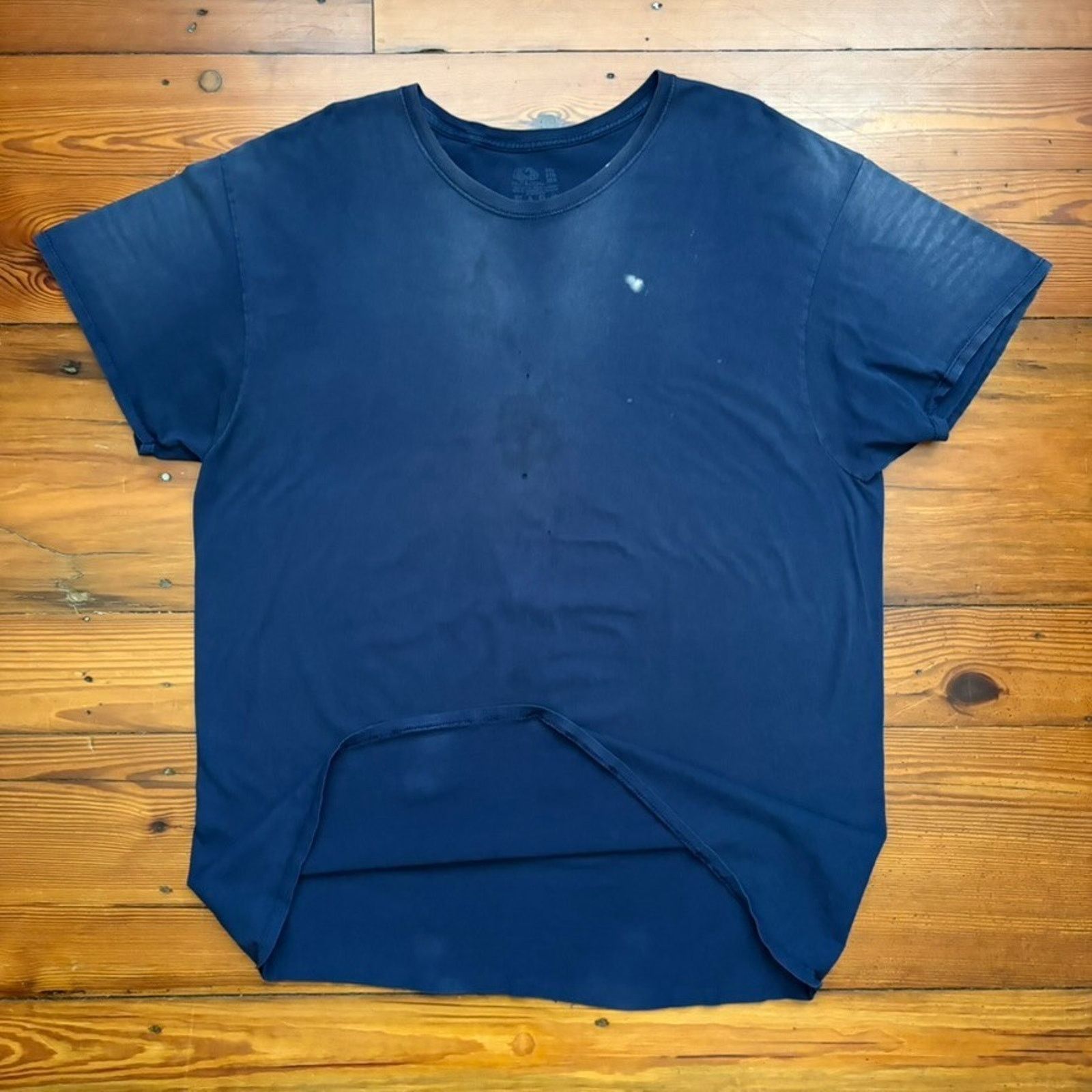 Vintage Vintage Gradient Sun Faded T-Shirt Men's Size 2XL Blue Size US XXL / EU 58 / 5 - 1 Thumbnail