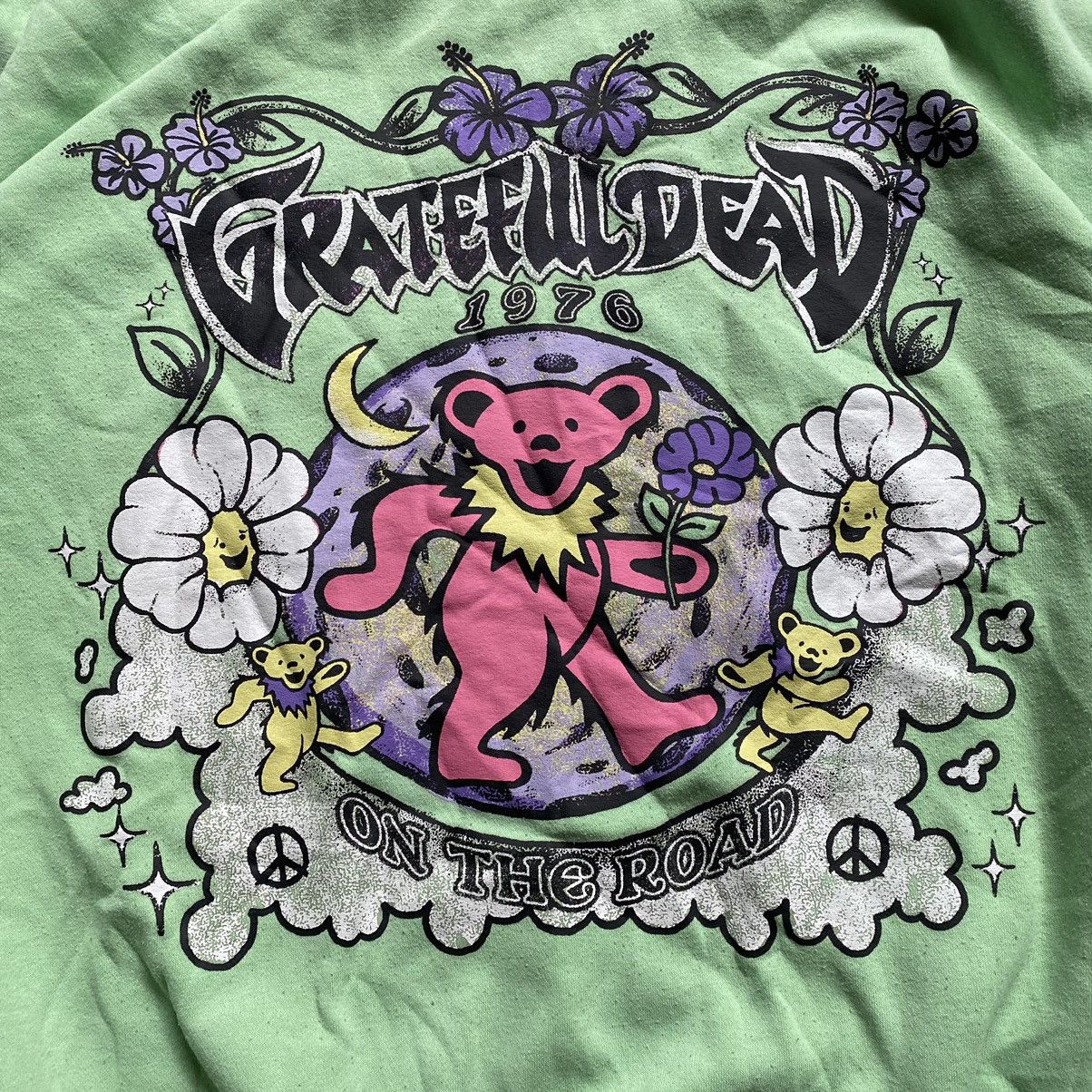 Band Tees GRATEFUL DEAD 1976 CRAZY PRINT Y2K BOXY SWEATSHIRT Size US L / EU 52-54 / 3 - 2 Thumbnail