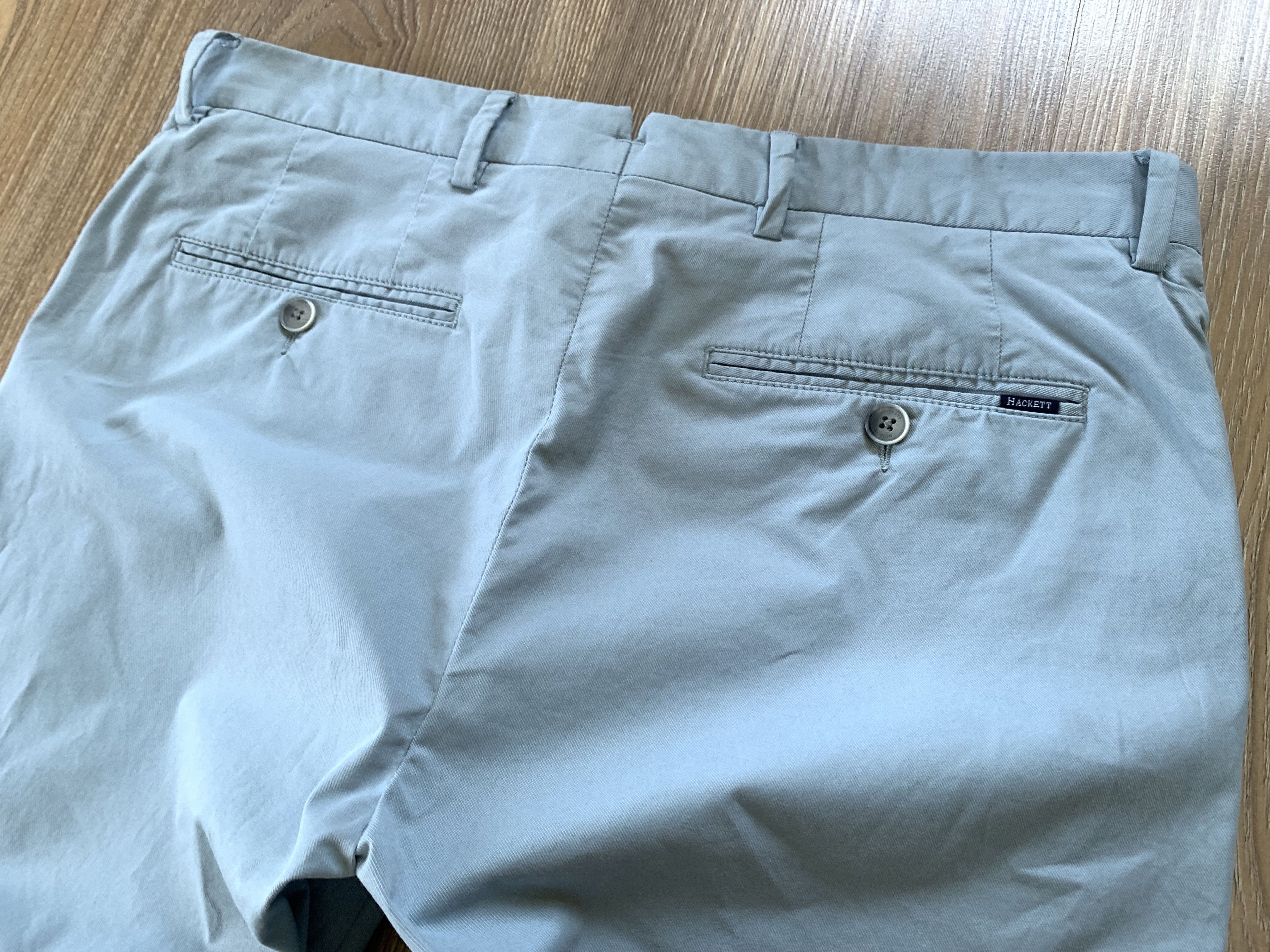 Designer × Hackett Hackett London Kensington Slim Men's Cotton Chino Pants Size US 32 / EU 48 - 6 Thumbnail