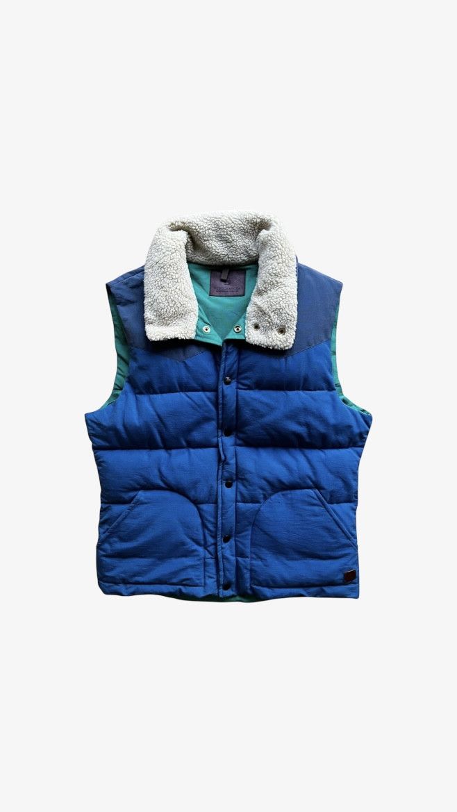 Scotch & Soda Vintage Y2K Men's Scotch & Soda Blue Puffer Gilet Size US M / EU 48-50 / 2 - 1 Thumbnail