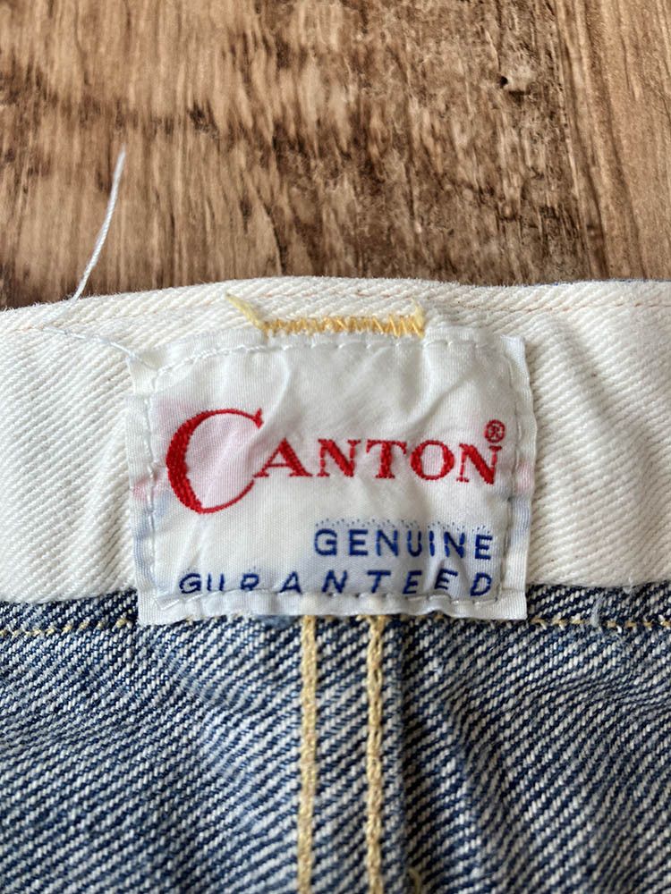 Japanese Brand CANTON OVERALLS 500-120UD W32xL31 1920’s 201-type Size US 32 / EU 48 - 2 Thumbnail