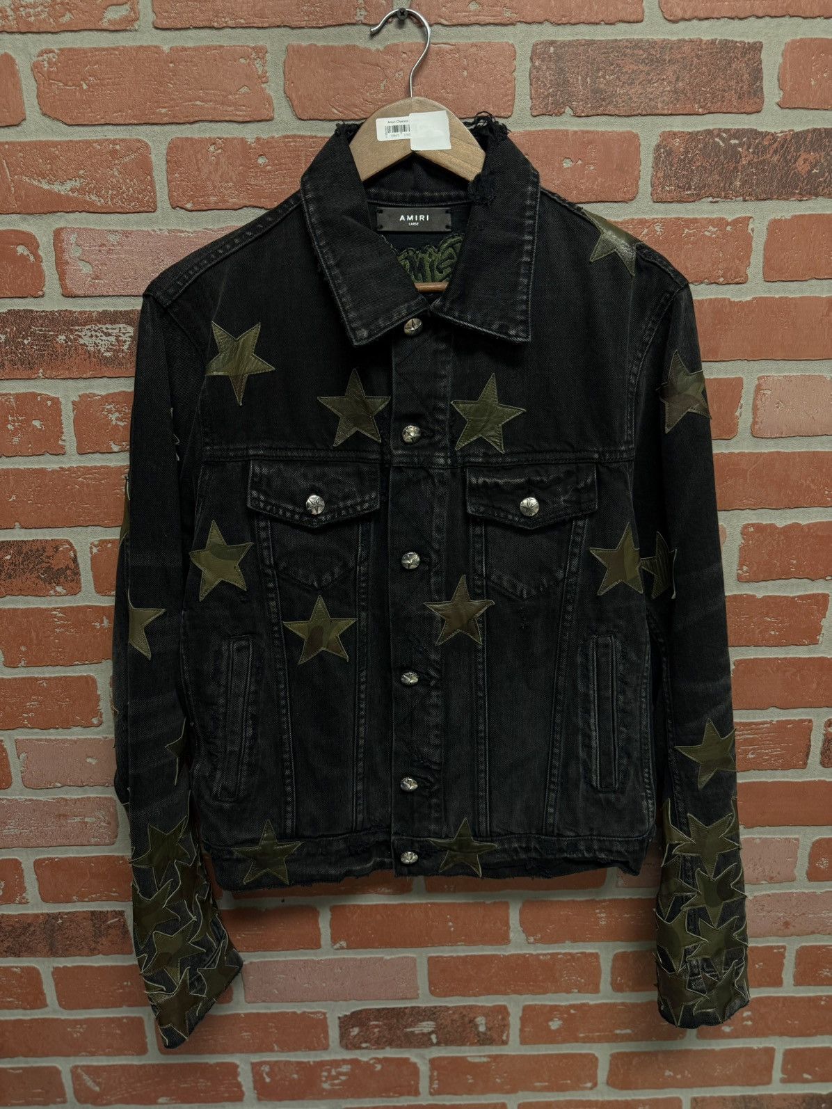 Amiri Amiri Denim Chemist Jacket Size Large $2490 Retail Size US L / EU 52-54 / 3 - 1 Thumbnail
