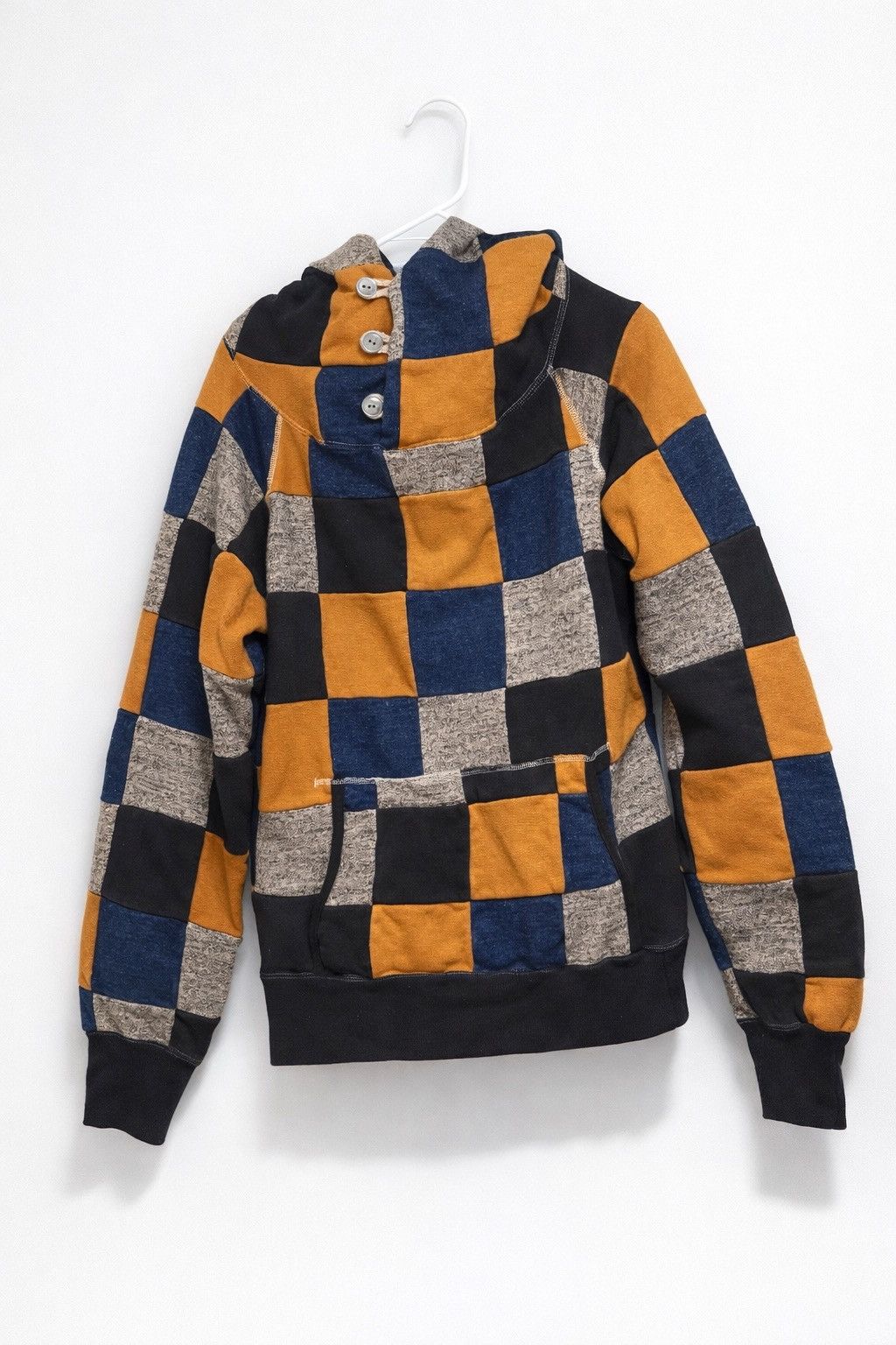 Kapital Kapital Patchwork Colorblock Hoodie (Archive 2000s) Size US XL / EU 56 / 4 - 2 Thumbnail