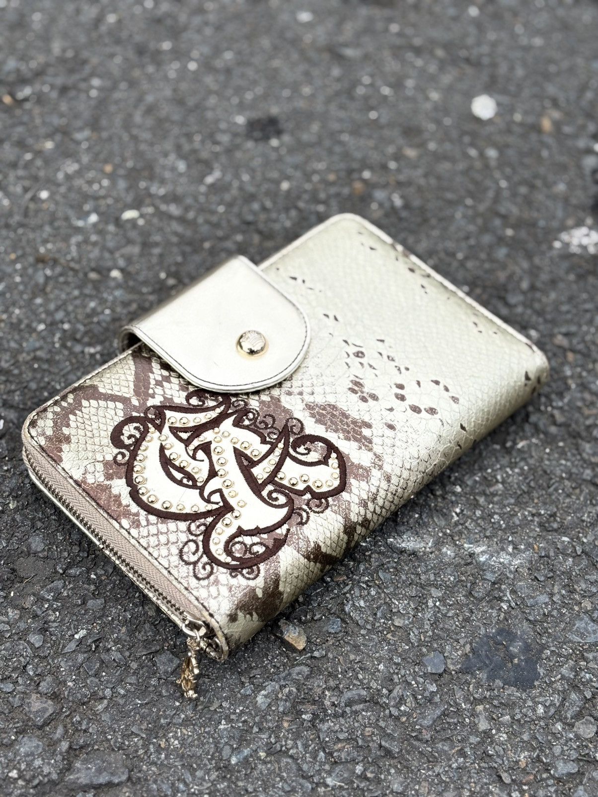 Christian Audigier CHRISTIAN AUDIGIER LOS ANGELES SNAKE SKIN WOMAN PURSE Size ONE SIZE - 1 Thumbnail