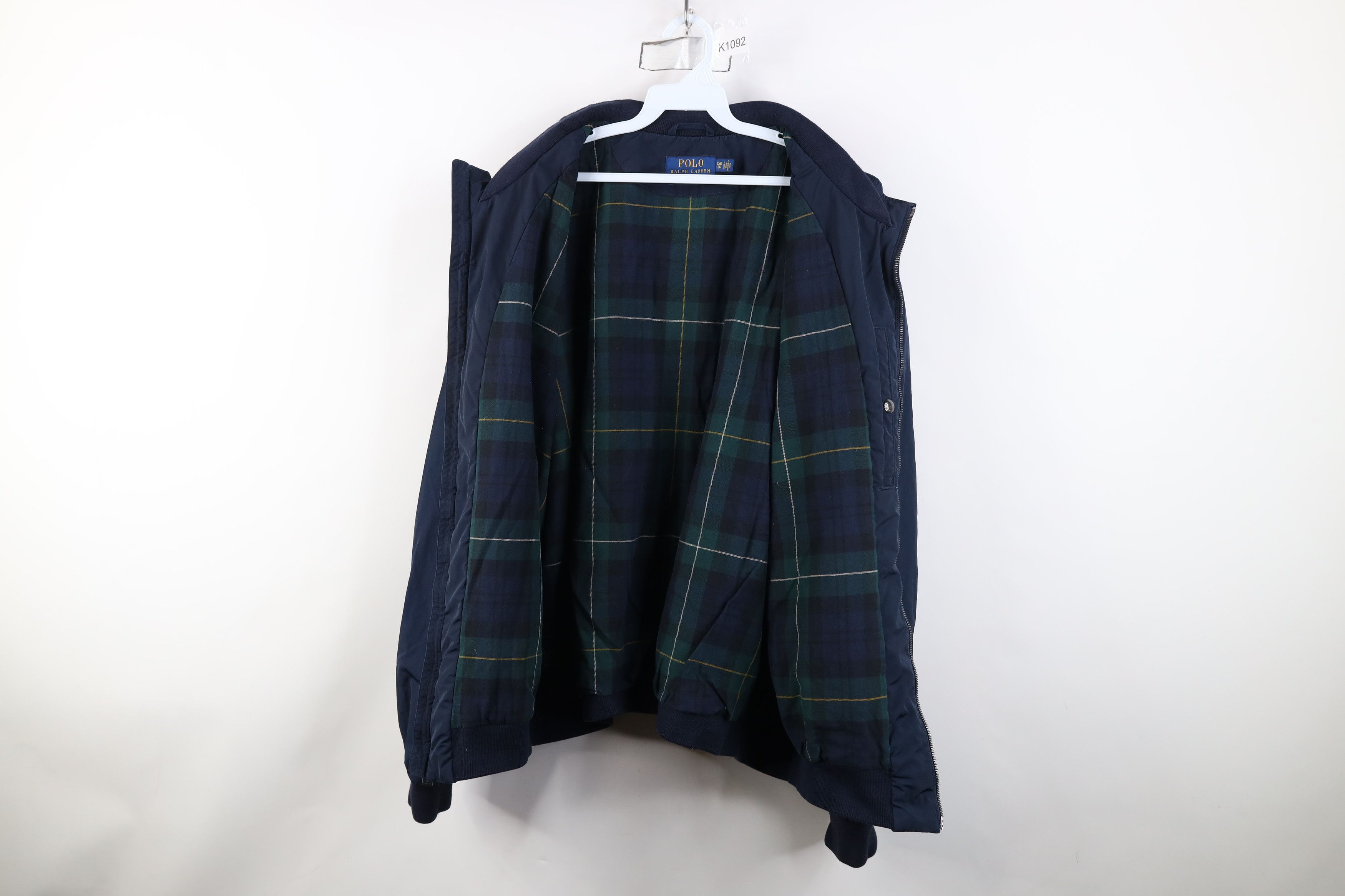 Ralph Lauren Vintage Ralph Lauren Flannel Lined Windbreaker Bomber Jacket Size US XXL / EU 58 / 5 - 9 Thumbnail