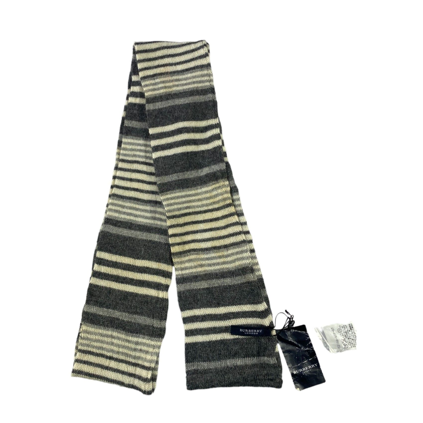 Burberry × Vintage NWT Burberry Scarf / Muffler / Neckwear - WW1558 Size ONE SIZE - 2 Thumbnail