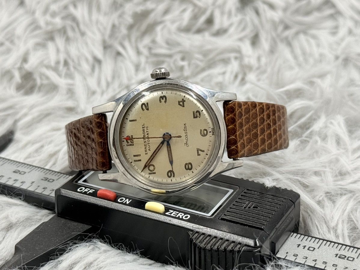 Vintage Vintage Military ERNEST BOREL INCASTER Automatic Men’s Watch Size ONE SIZE - 8 Thumbnail