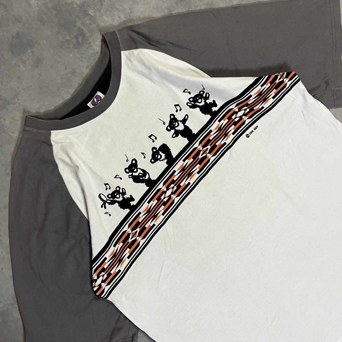 Grateful Dead Grateful Dead Dancing Bears Raglan Tee Vintage Band Shirt Size US XL / EU 56 / 4 - 3 Thumbnail