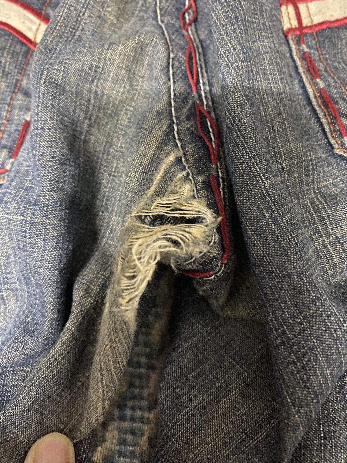 Jean × Vintage Vintage Laguna Beach Jeans Distressed Jean Boot Cut Made Usa Size US 42 / EU 58 - 23 Thumbnail