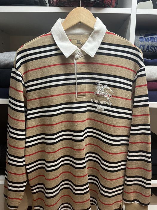 Supreme Supreme Burberry Rugby Beige | Grailed