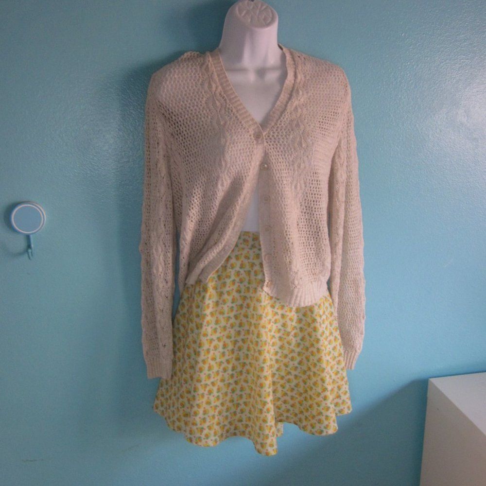 Forever 21 F21 Fruit Print Mini Skirt Y2K Size 27" / US 4 / IT 40 - 3 Thumbnail