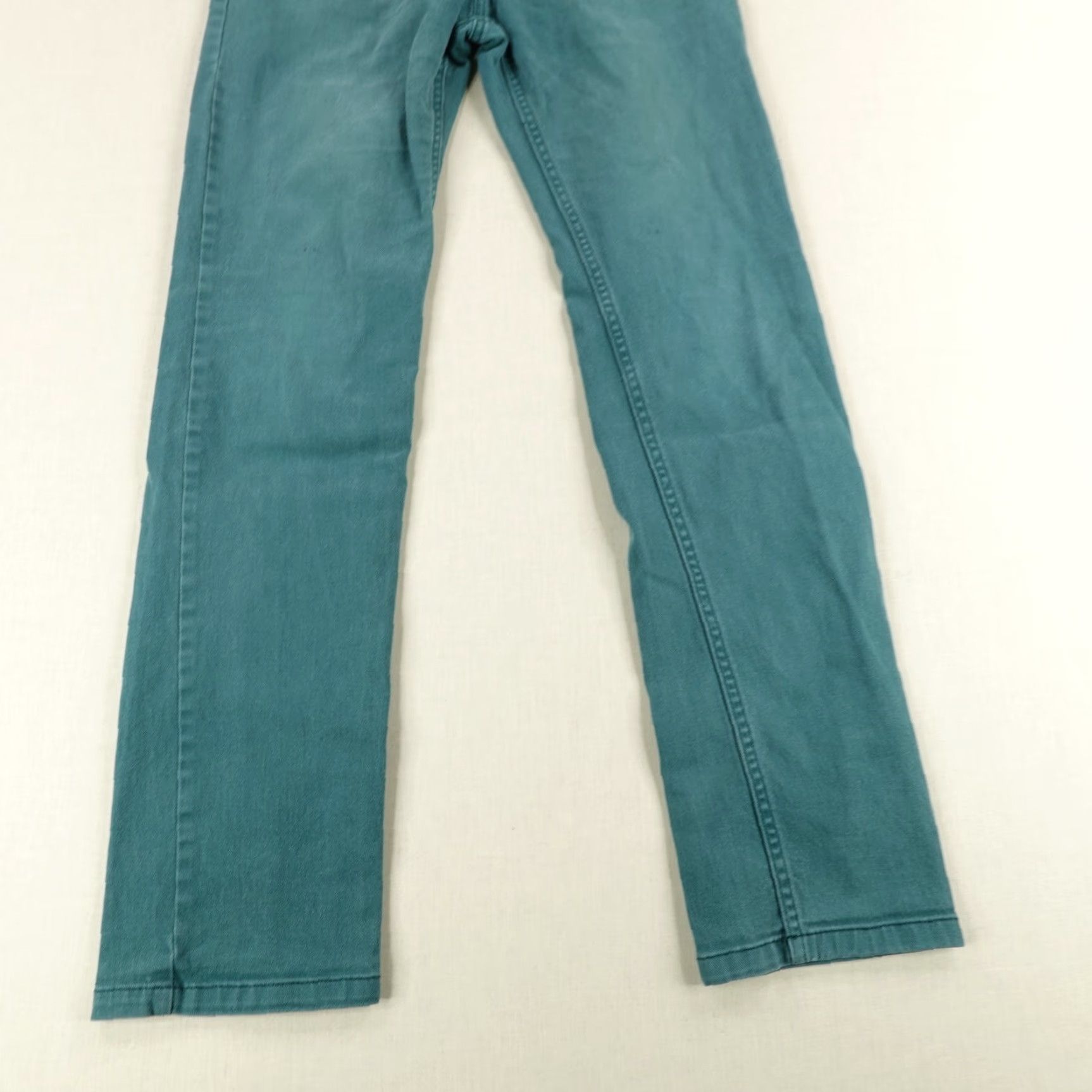 Prana VINTAGE Prana Jeans Mens 30 Slim Fit Denim Organic Cotton Blend Pants Green 2000s Mens Size US 30 / EU 46 - 3 Thumbnail