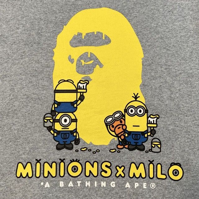 Bape BAPE × Minions Milo sweat shirt a bathing ape Size US M / EU 48-50 / 2 - 2 Thumbnail