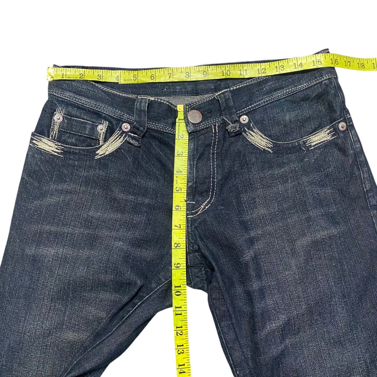 291295=Homme 291295 Homme Denim Low Flare Jeans Size US 30 / EU 46 - 19 Thumbnail