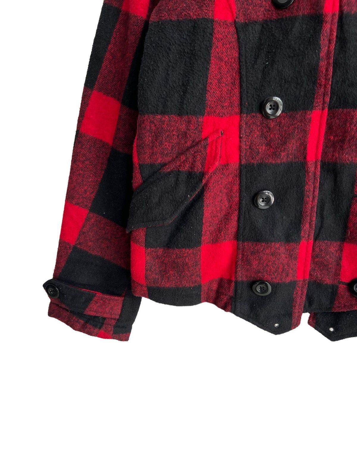 Lumberjack 1990s PPFM Anarchy Plaid Tartan Wool Blend Officer Jacket Size US M / EU 48-50 / 2 - 6 Thumbnail