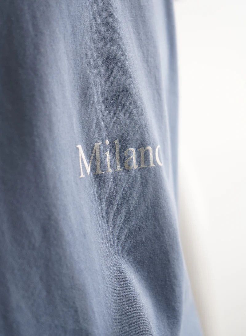 Moschino o1y0225 Logo T-Shirt in Blue Size US S / EU 44-46 / 1 - 2 Thumbnail