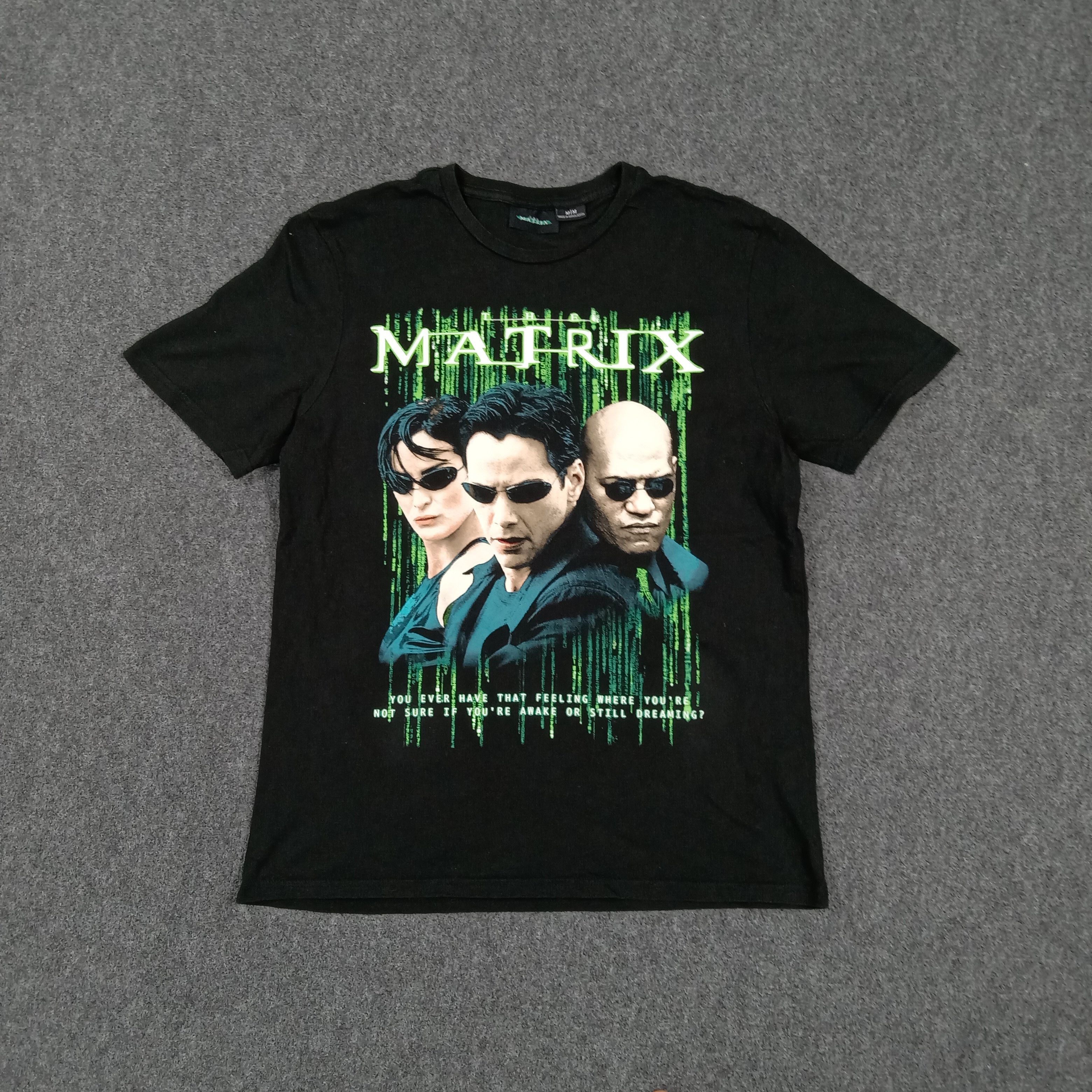 Warner Bros Look The Matrix Promo Graphic Movie Tshirt C285N39 Size US M / EU 48-50 / 2 - 1 Thumbnail