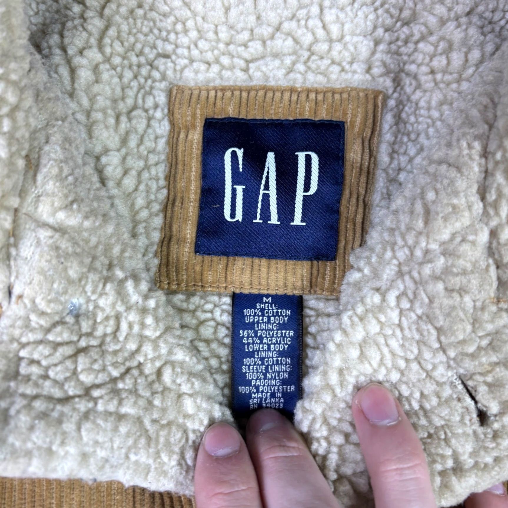 Gap VINTAGE Gap Trucker Jacket Mens Medium Corduroy Lined Insulated 90s Brown Tan Jacket Coat Casual Workwear Logo Button Front Shipping N/A Size US M / EU 48-50 / 2 - 5 Thumbnail
