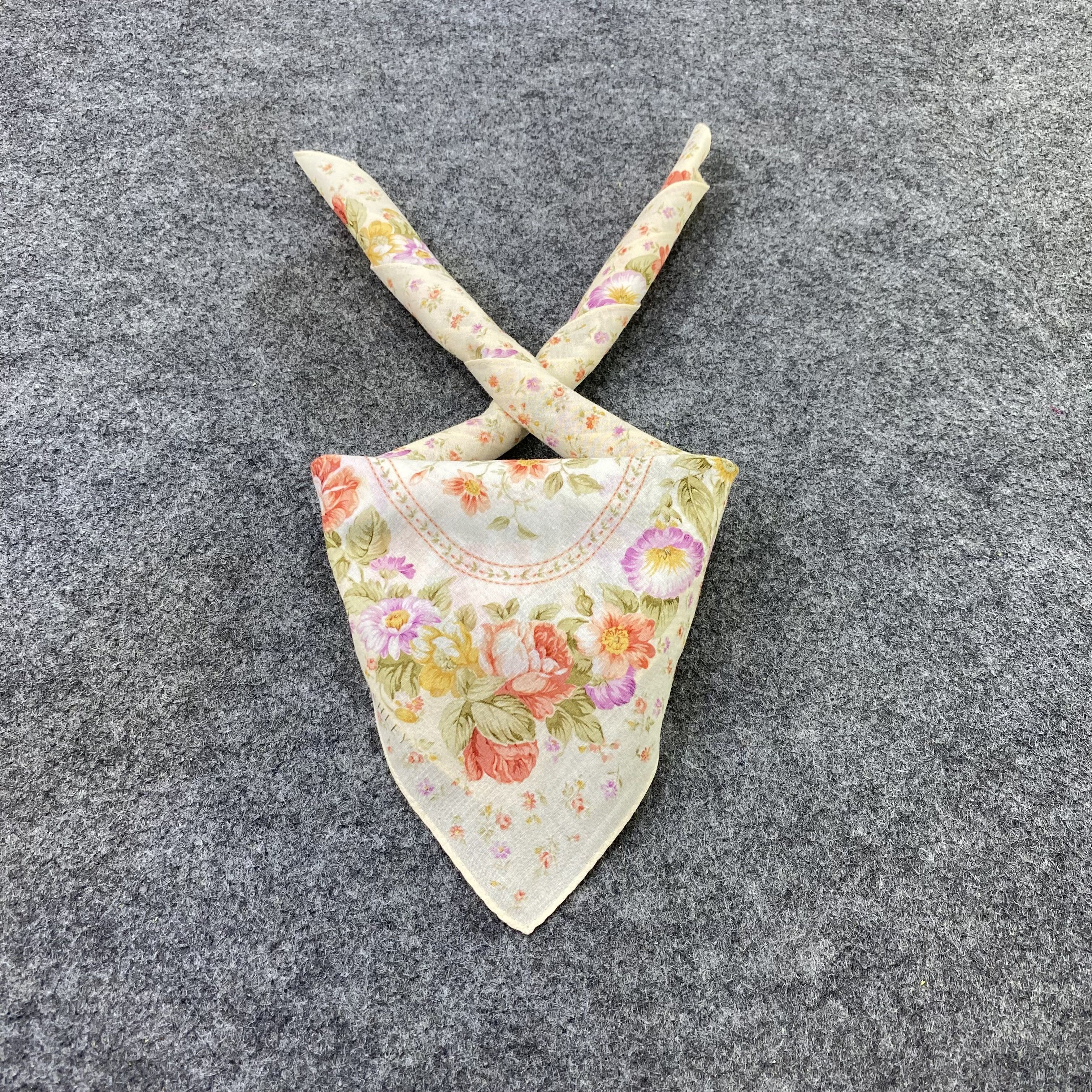 Laura Ashley Laura Ashley Handkerchief Neckerchief Bandana-B2027 Size ONE SIZE - 2 Thumbnail