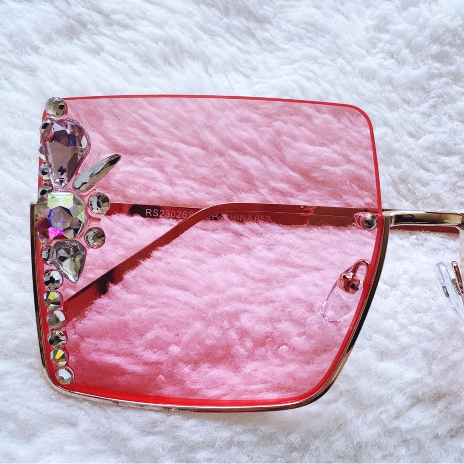 Other Nora Pink Square Sunglasses Size ONE SIZE - 3 Thumbnail