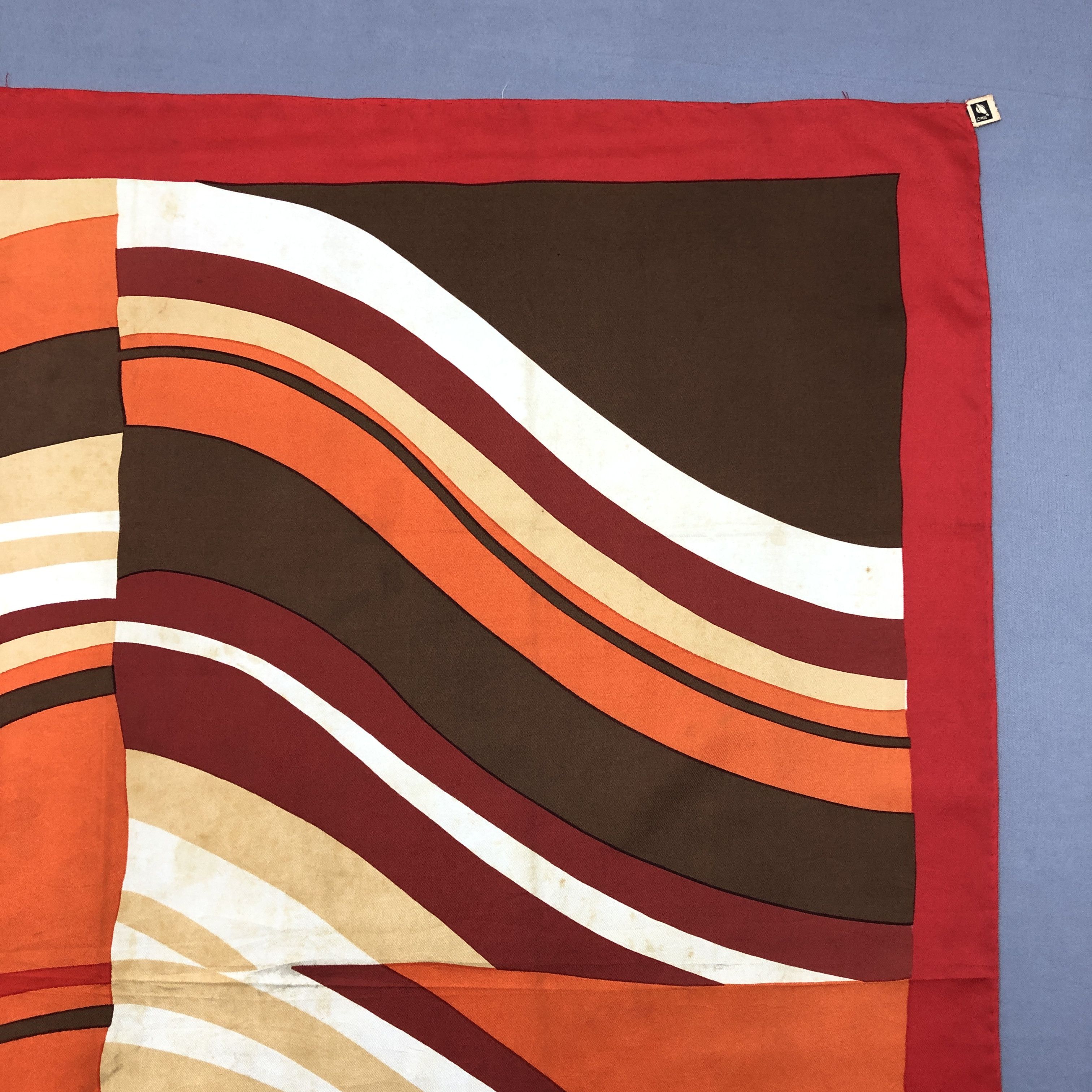 Japanese Brand Vintage SILK Scarf Twill Stole Wraps Scarves - GF60017 Size ONE SIZE - 5 Thumbnail