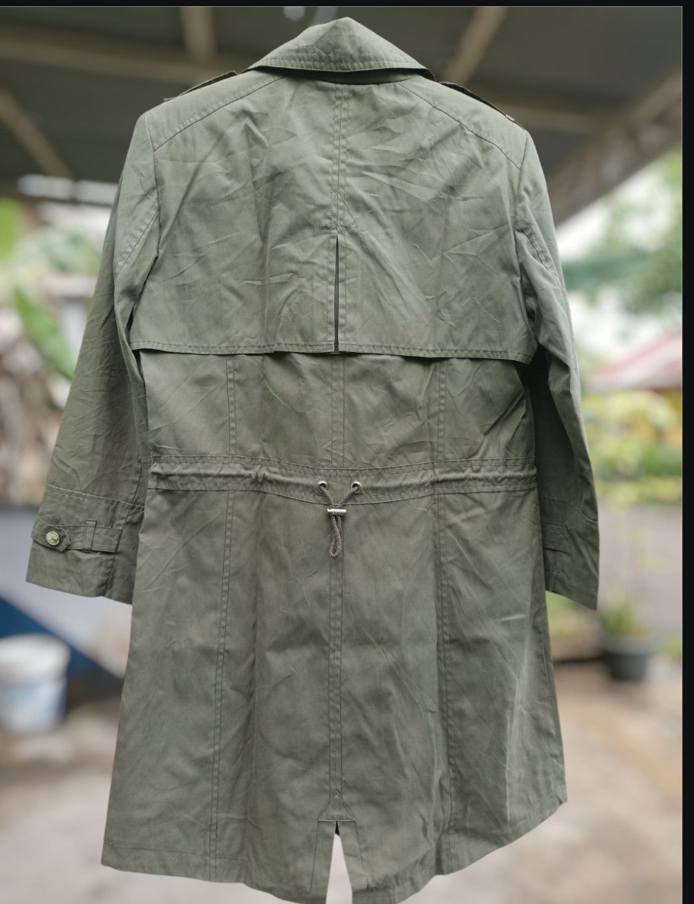 DKNY × Donna Karan Vintage DKNY Donna Karan Fish Tail Parka Jacket Size M / US 6-8 / IT 42-44 - 17 Thumbnail