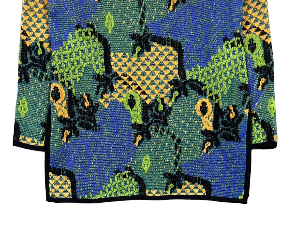 Vintage × Yves Saint Laurent Vtg🔥YvesSaintLaurent Sweater Patterned All Over Print Knit Size US M / EU 48-50 / 2 - 5 Thumbnail