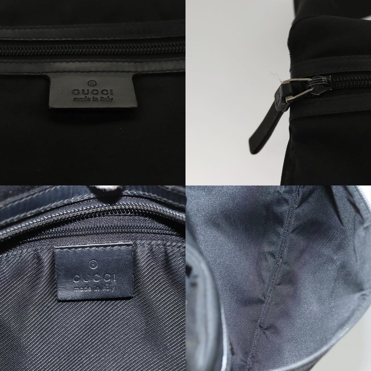 Gucci GUCCI Shoulder Bag Canvas Black Size ONE SIZE - 11 Thumbnail