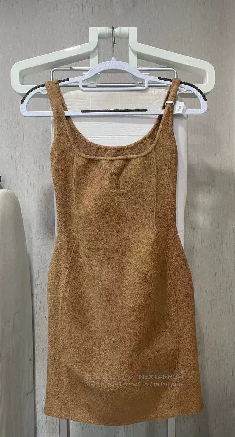 Fendi Fendi Camel Strapless Dress Size XS / US 0-2 / IT 36-38 - 2 Thumbnail