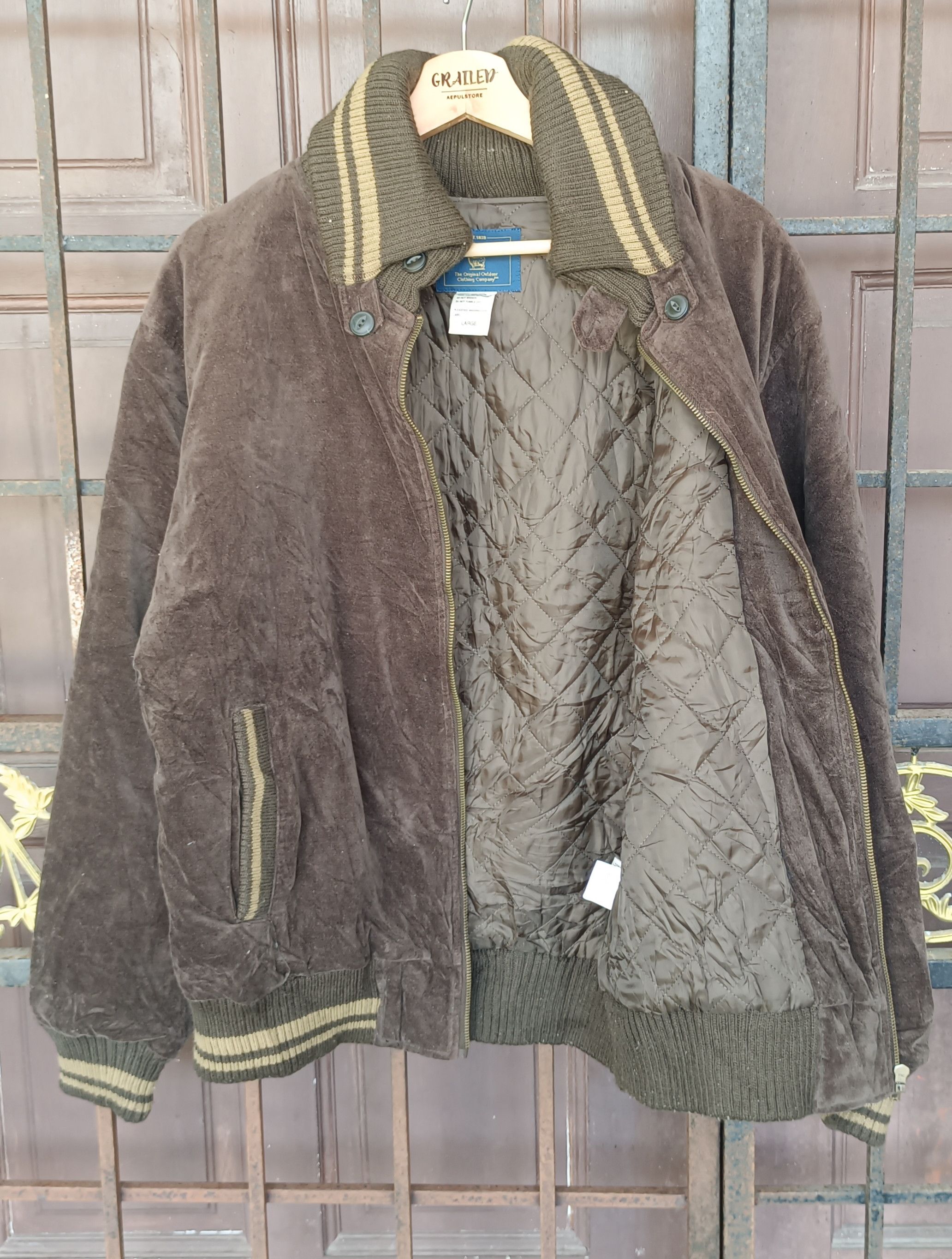 Woolrich Woolen Mills Vintage Wollrich Corduroy Jacket Woolrich Bomber Jacket Size US L / EU 52-54 / 3 - 3 Thumbnail