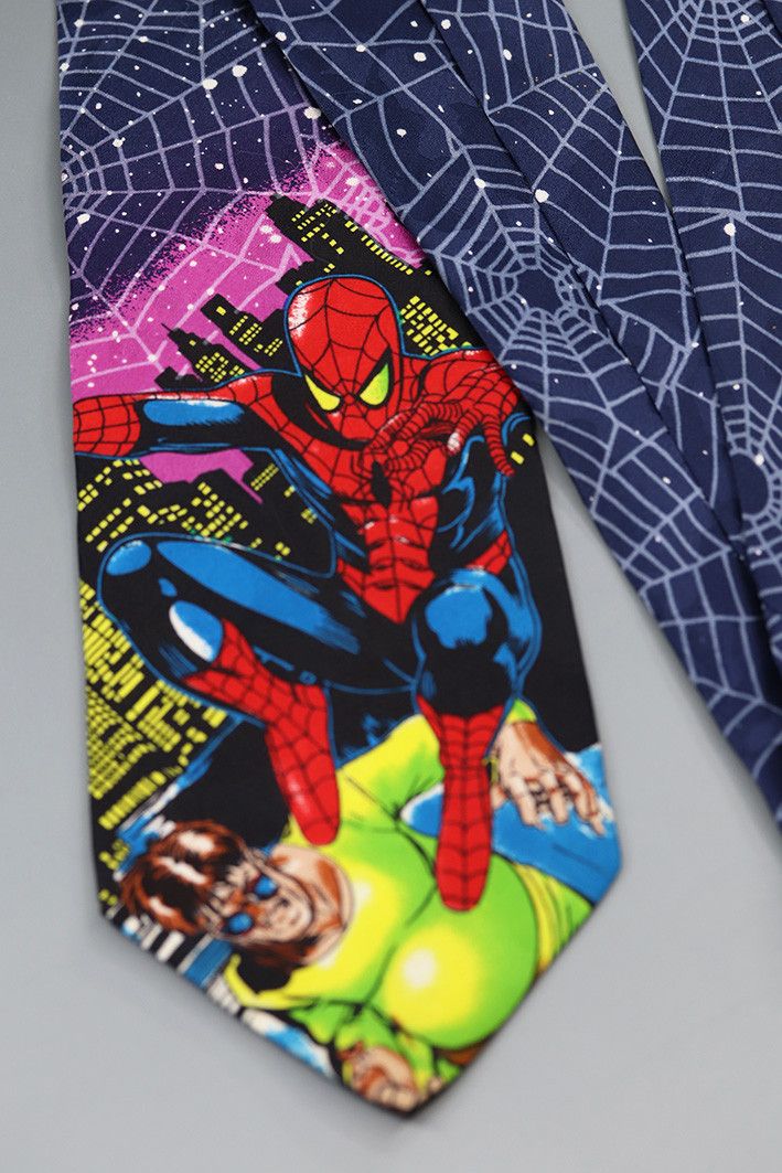 Other Vintage Spider-Man Silk Tie – The Amazing Spider-Man Size ONE SIZE - 8 Thumbnail