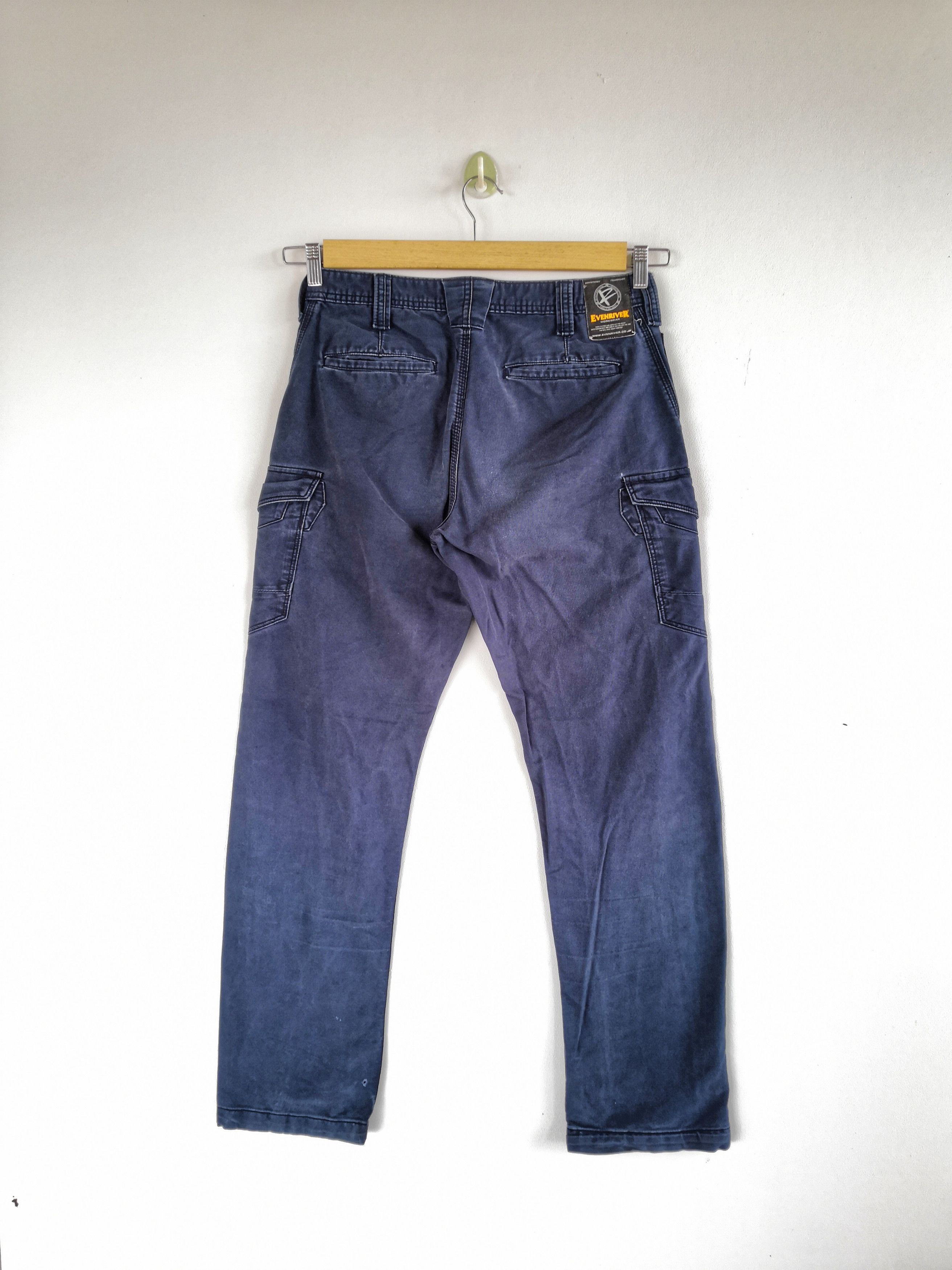 Japanese Brand Evenriver Cargo Pants Navy Japanese Utility Trousers Pants Size US 30 / EU 46 - 2 Thumbnail