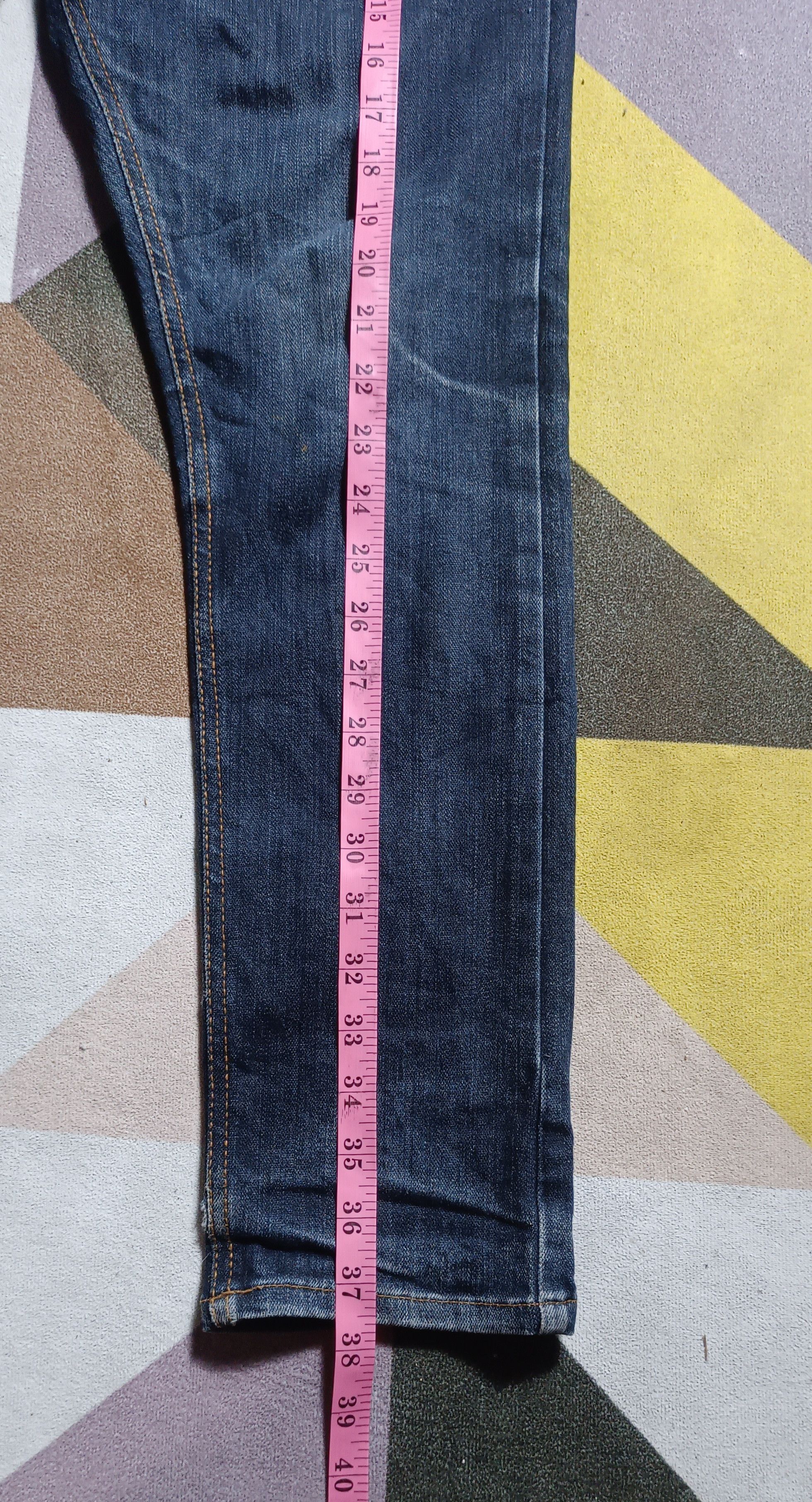 Japanese Brand Authentic Jean Dictator Transistor Travis Scott Style Size US 31 - 16 Thumbnail