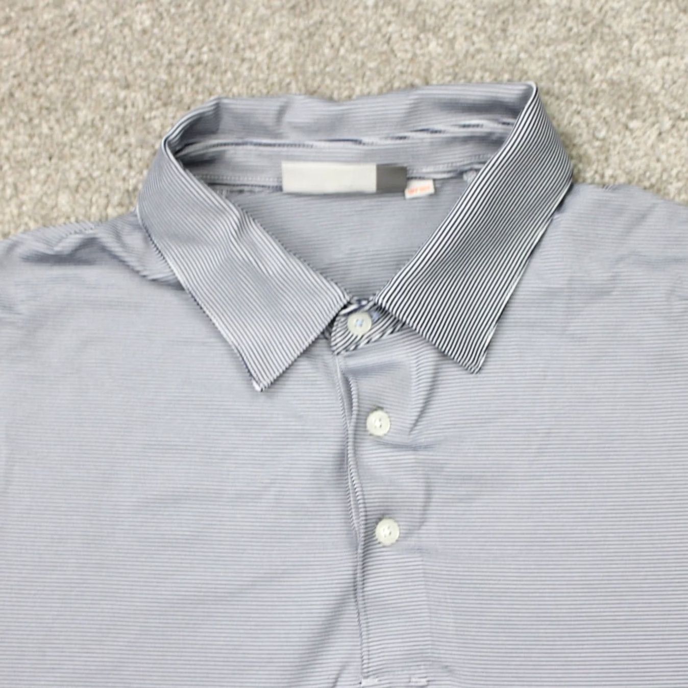 KJUS Kjus Shirt Men 54 XL Blue/White Soren Stripe Polo Stretch Short Sleeve Pullover Polo Shirt Size US XL / EU 56 / 4 - 7 Thumbnail