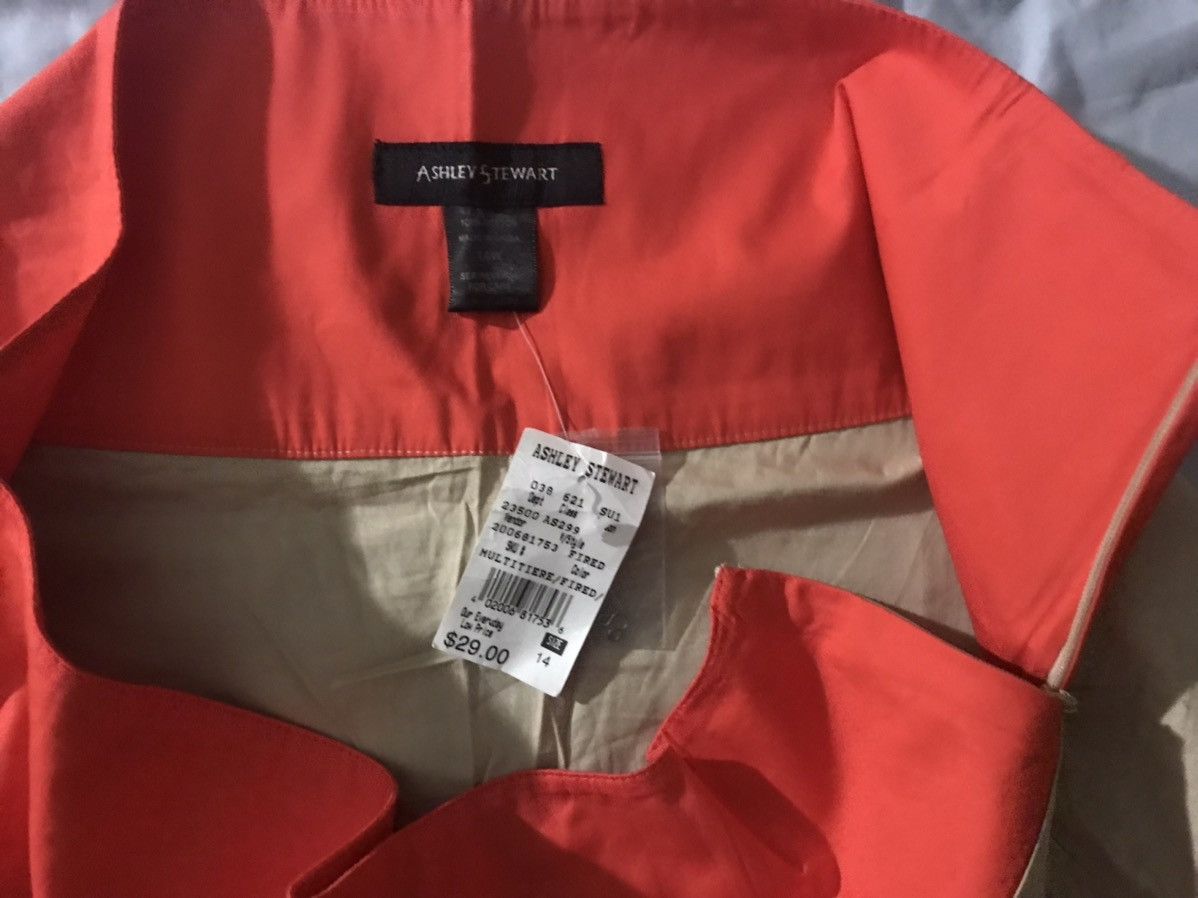Other Ashley Stewart Multitiere Fired V style Skirt. NWT Size 14 Size 36" / US 14 / IT 50 - 3 Thumbnail