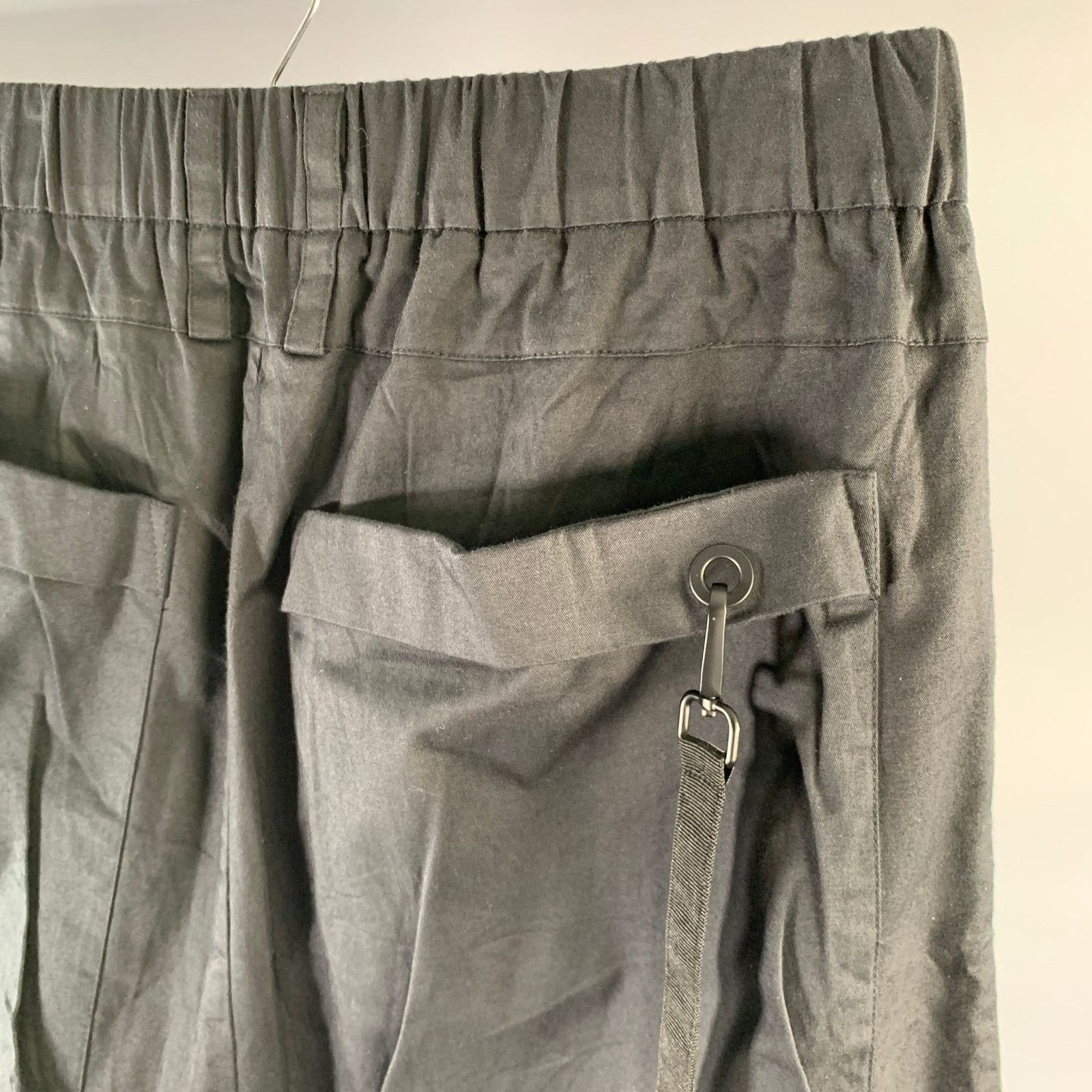 Other STUDIO B3 Size M Black Drop crotch Casual Pants Size US 34 / EU 50 - 2 Thumbnail