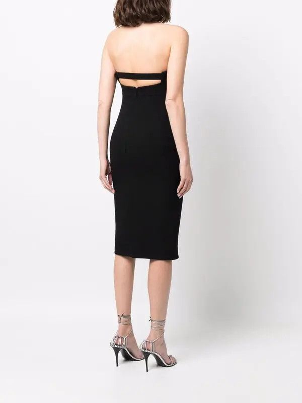 o1y0126 Midi Dress in Black