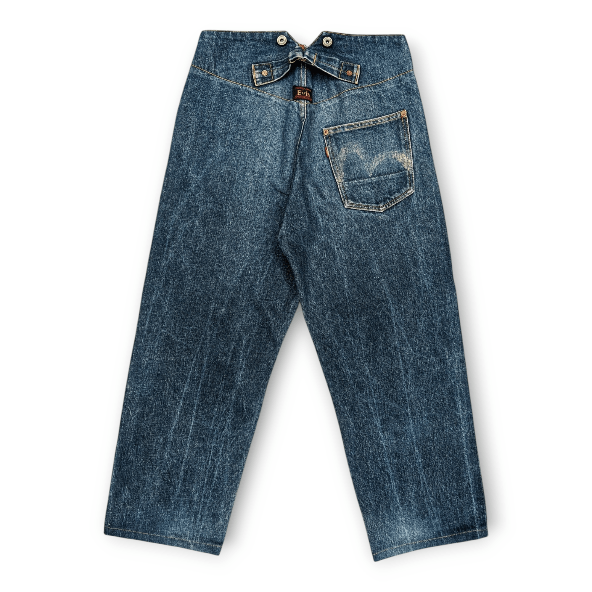 Evisu Evis (Before Evisu) Buckle Back Selvedge Jeans Size US 28 / EU 44 - 1 Thumbnail