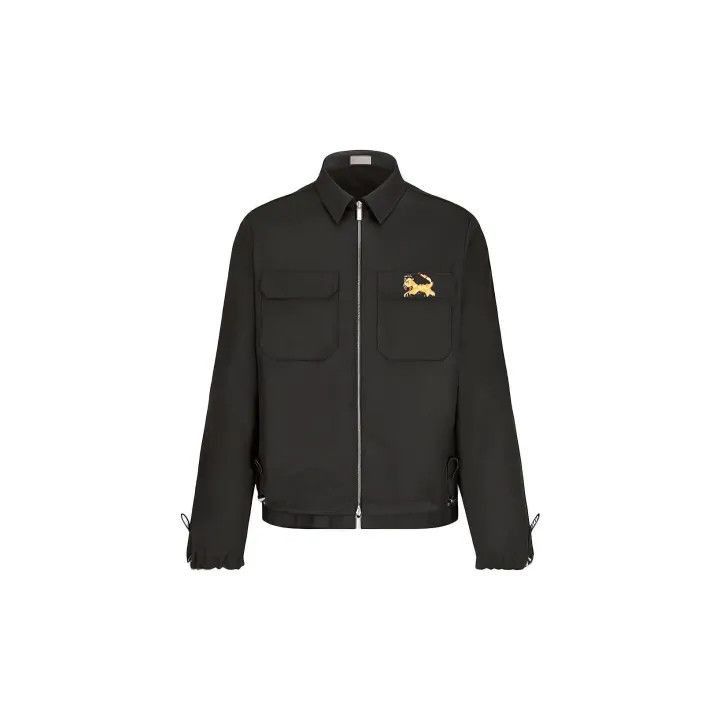 Dior Dior Dior Lion Patch Zip Jacket for Men 0079-2507 Size US L / EU 52-54 / 3 - 2 Thumbnail