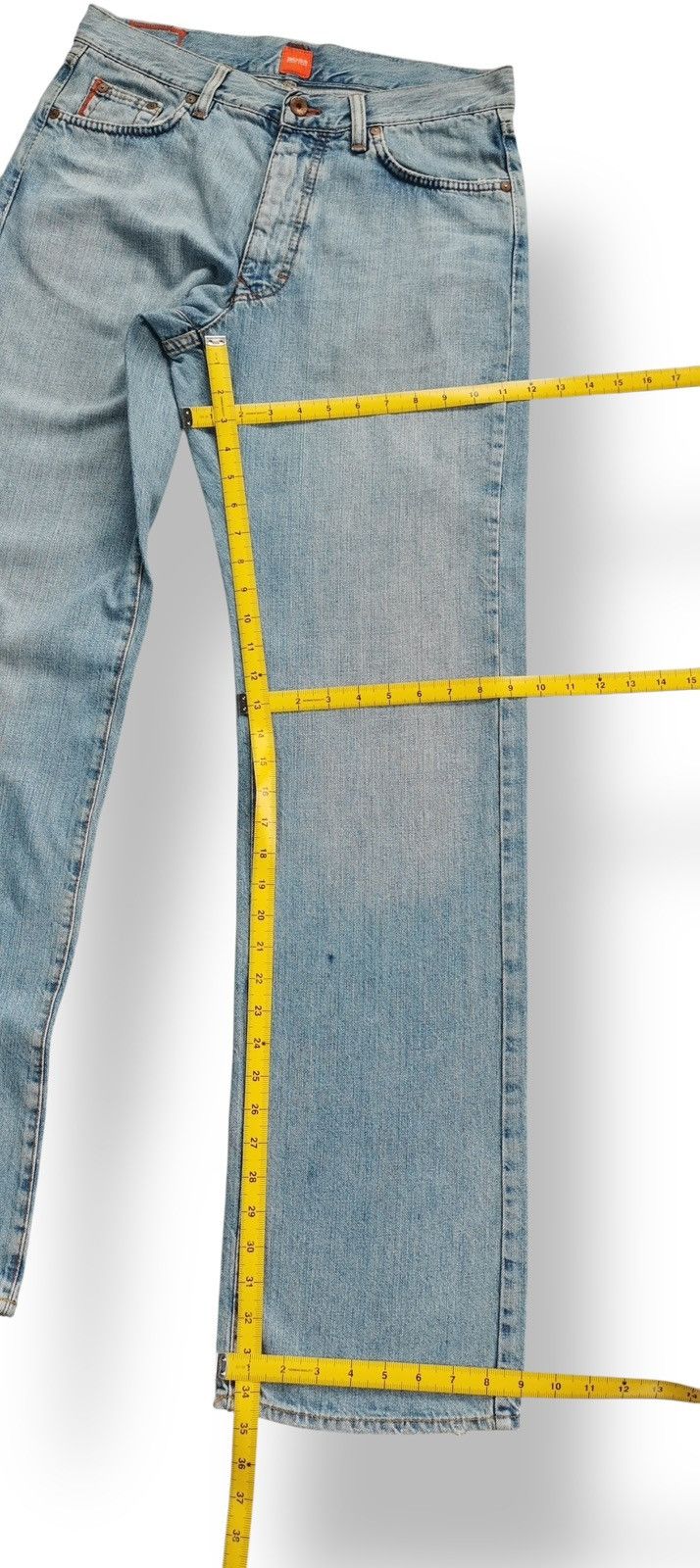 Hugo Boss Hugo Boss Straight Fit Blue Denim Jeans – Size 32 Size US 32 / EU 48 - 9 Thumbnail