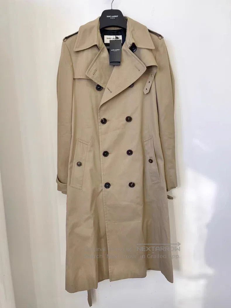 Saint Laurent Paris Saint Laurent Paris Trench Coat Size M / US 6-8 / IT 42-44 - 1 Thumbnail