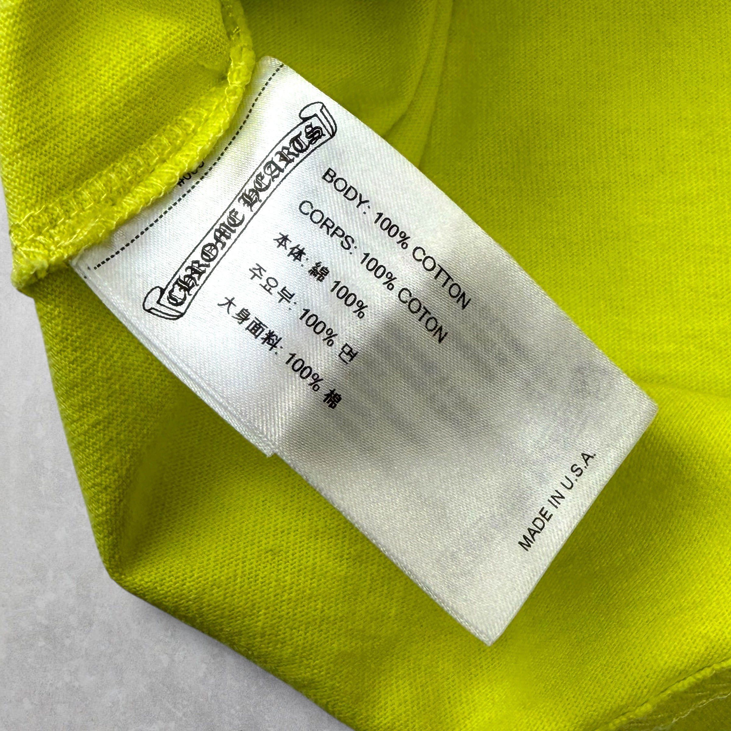 Chrome Hearts Chrome Hearts Matty Boy "Link" Tee Neon XL Size US XL / EU 56 / 4 - 5 Thumbnail