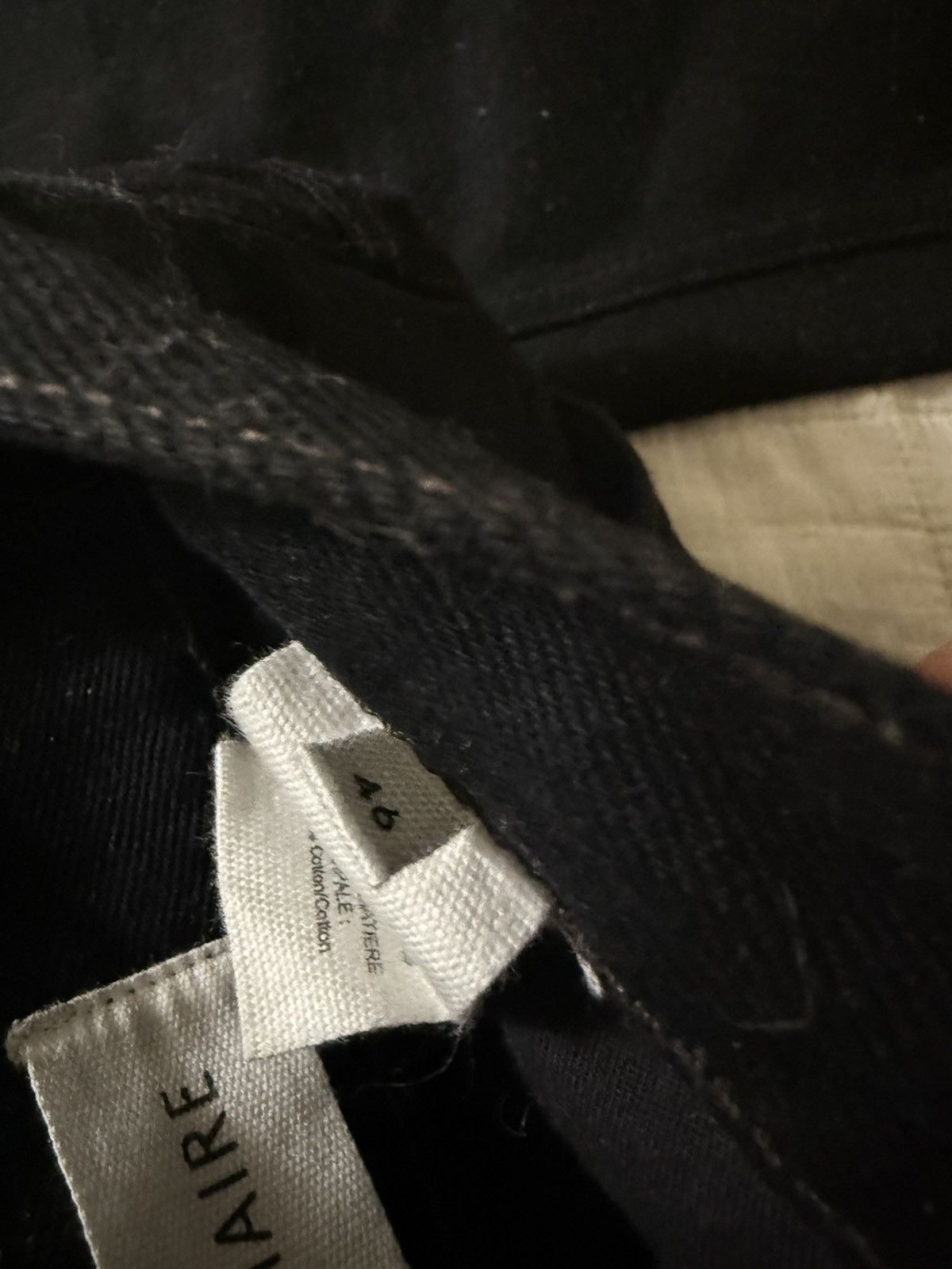 Lemaire Lemaire COTTON BLACK DENIM SEAMLESS STRAIGHT JEANS Size US 29 - 3 Thumbnail